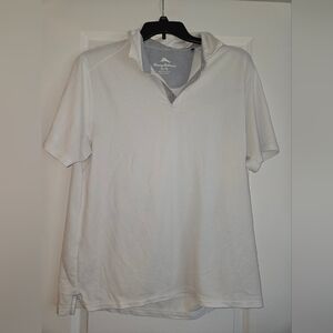 Tommy Bahama Polo Shirt Mens Extra Large White Embroidered Polo Golf Casual